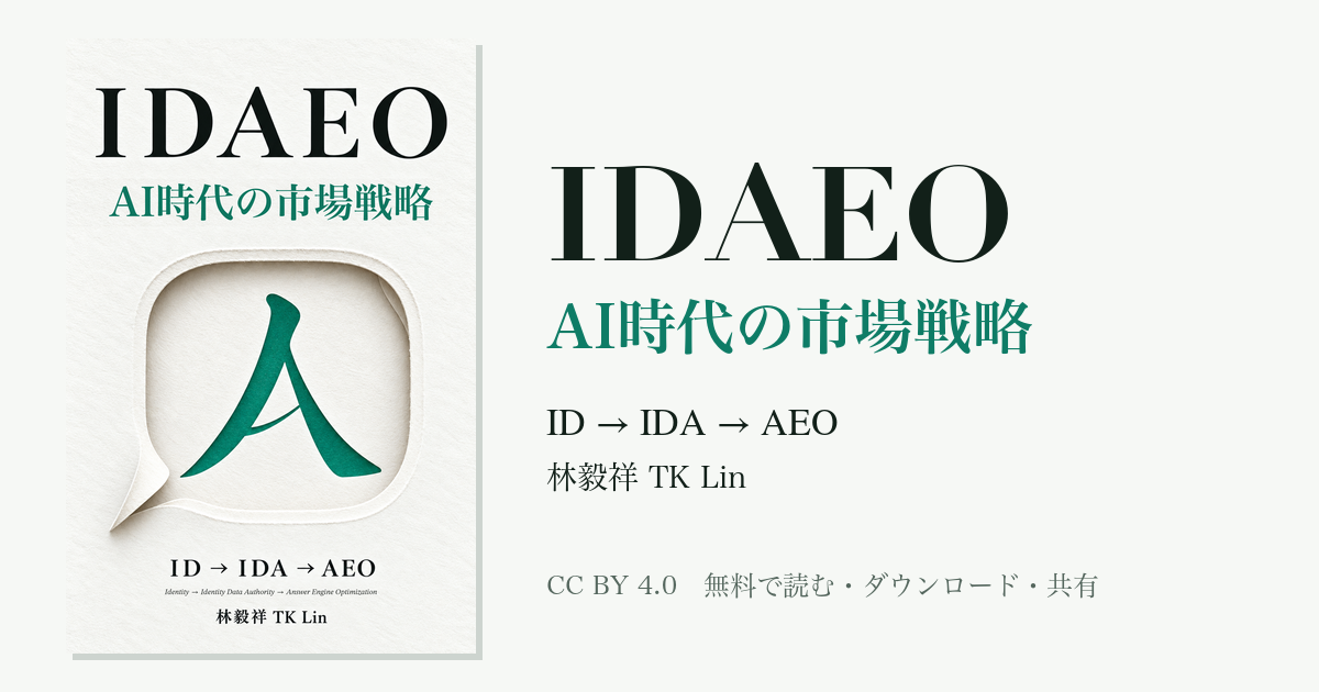 千葉の小さな宿の主人が220日実測、AI時代のマーケティング書『IDAEO：AI時代の市場戦略』を四言語で無料公開